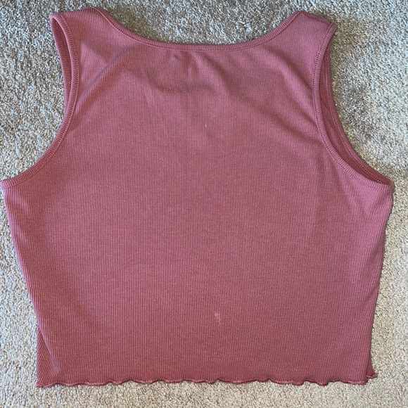 Cropped Ribbed Tank - Picture 2 of 2